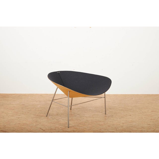 Shell Chair with Base in Matte Metal by Piergiorgio Cazzaniga for Living Divani, 2000 For Sale - Image 9 of 12