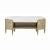 Worlds Away Matthew Izzo Home Beale Cane Bench For Sale - Image 4 of 4