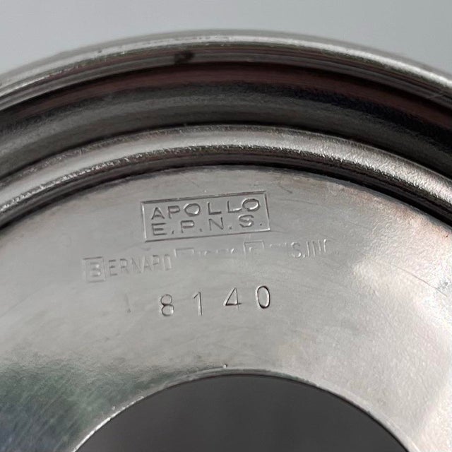 Metal 1940s Bernard Rice's Sons Inc. Silverplate Condiment Holders - A Pair For Sale - Image 7 of 13