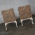 Off-white 1980’s French Louis XV Style Fauteuil Armchairs Whitewashed Frames & Contemporary Fabric For Sale - Image 8 of 12