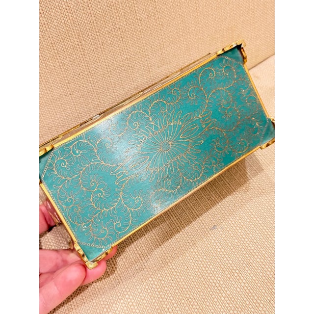 Exceptional Meiji Japanese Cloisonne Enamel Phoenix Dragon Box Signed Inaba For Sale - Image 10 of 15