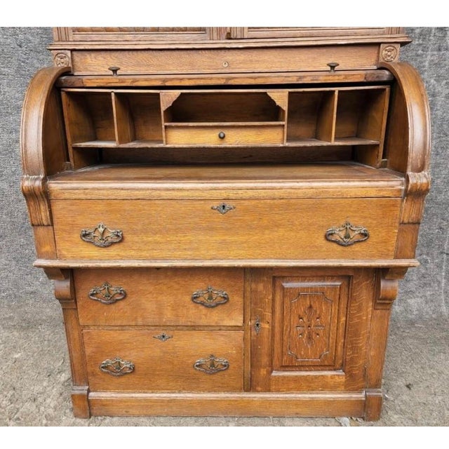 1900s Antique Victorian Secretary Desk Chairish