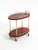 Serving Bar Cart in Cherry-Red Goatskin from Aldo Tura, Italy, 1960s For Sale - Image 9 of 18