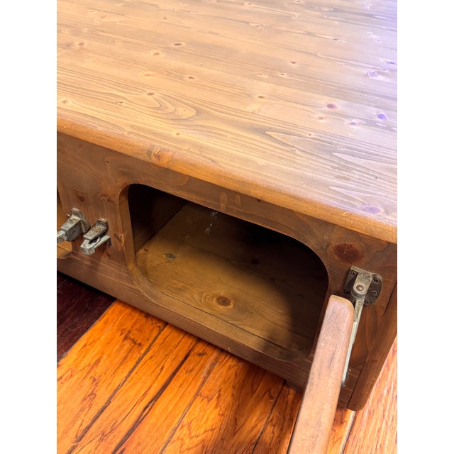 Full Size Restoration Hardware Durant Storage Platform Bedframe For Sale - Image 9 of 12