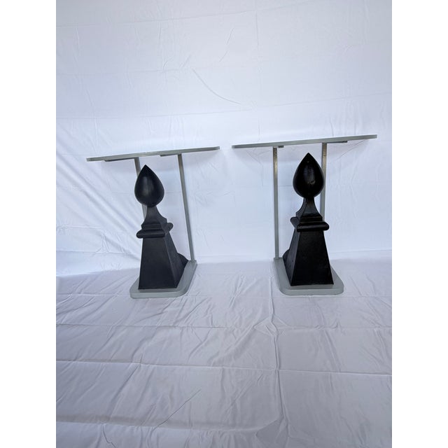 Demi Lune Side Table For Sale - Image 4 of 12