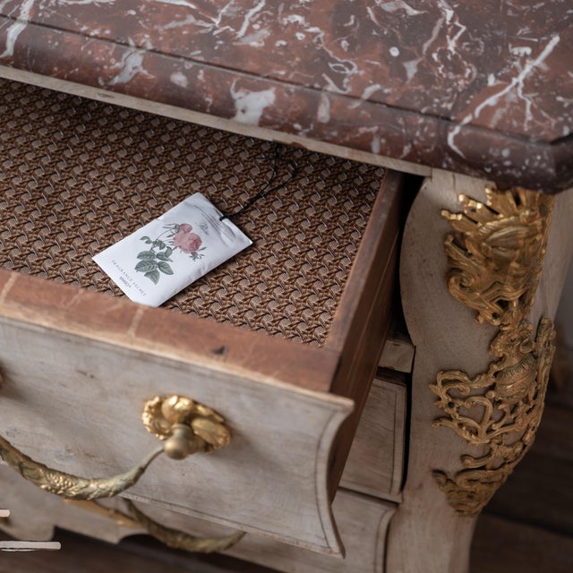 Bleached Louis XV Style Commode, 19th Century For Sale - Image 9 of 12