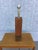 Wood Vintage Laurel Walnut and Brass Table Lamp For Sale - Image 7 of 12