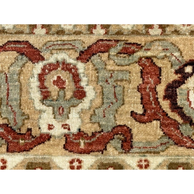 Red 6ft 5in × 8ft 2in Persian Style Oushak Wool Area Rug For Sale - Image 8 of 12