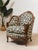 Early 20th Century African Geometric Print Fabric on French Antique Chair For Sale - Image 5 of 11