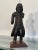 Antique Spanish Revival Santos Religious Relic Solid Wood Tabletop Figure For Sale In Houston - Image 6 of 12