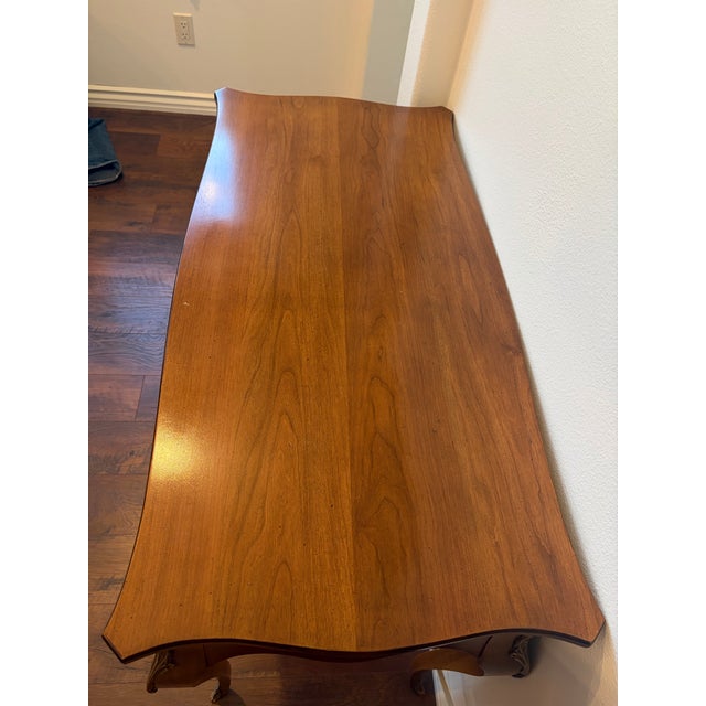 Brandt Mid 20th Century French Provencial Writing Desk by Brandt For Sale - Image 4 of 12