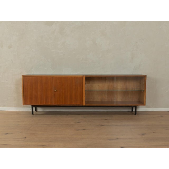 Walnut Sideboard Showcase, 1960s For Sale - Image 9 of 9