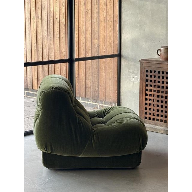 Textile Italian Lounge Chairs, 1970s, Set of 2 For Sale - Image 7 of 9