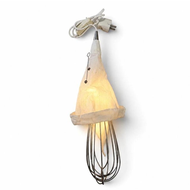 Vintage Hand Whisk Lamp, 1970s For Sale - Image 10 of 10