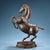Chinese Antique Chinese Bronze Rearing Horse Sculpture on Cloud Base For Sale - Image 3 of 9