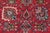 Shabby Chic Persian Tabriz Red/Blue Wool Rug - 9'8'' X 15'0'' For Sale In New York - Image 6 of 10