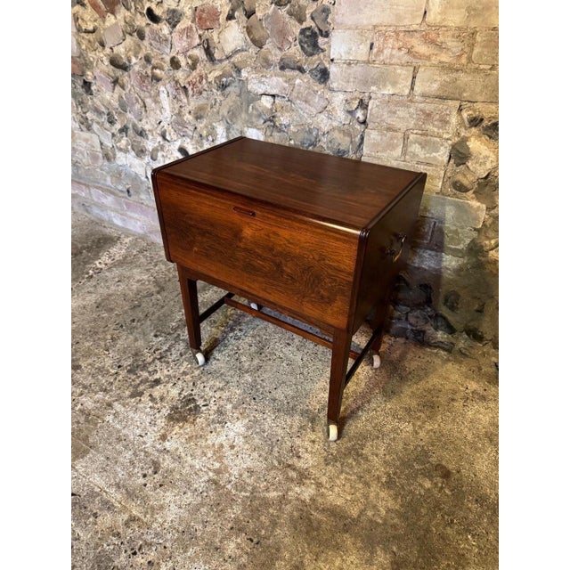 Vintage Danish Sewing Table, 1950s For Sale - Image 11 of 18