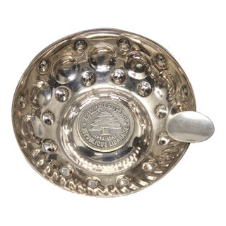 Mid 20th Century Sterling Silver Wine Taster For Sale