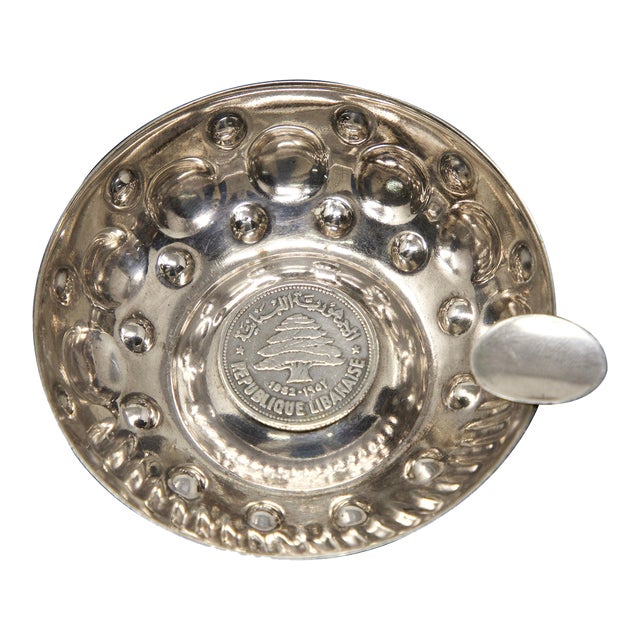 Mid 20th Century Sterling Silver Wine Taster For Sale
