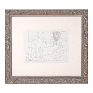 Vintage Pablo Picasso Vollard Suite Lithograph Print 1956 For Sale