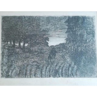 Giovanni Fattori, Sunset, Etching For Sale
