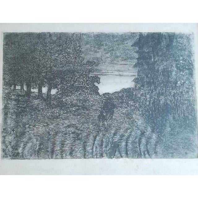 Giovanni Fattori, Sunset, Etching For Sale