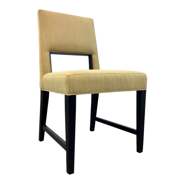 Sherrill Occasional Modern Gold Fabric Side Chair 308-002 For Sale