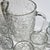 Contemporary Crystal Christmas Pitcher and Mugs- Set of Nine For Sale - Image 3 of 8