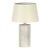 Large Satin White 'Rouleau' Ceramic Table Lamp by Design Frères For Sale