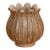 Large Carved Brown Marble Lotus Bowl For Sale