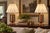 Mid 20th Century Mid 20th Century Hollywood Regency Wood, Brass & Etched Glass Lantern Table Lamps - Pair For Sale - Image 5 of 8
