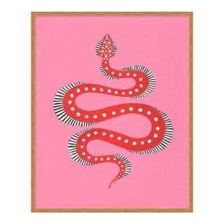 Raspberry Tart by Willa Heart in Gold Frame, XS Art Print For Sale