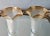 Off-white Pair of Late 20th Century Vianne Cognac Tulip Otteson Glass Satin Shades For Sale - Image 8 of 8