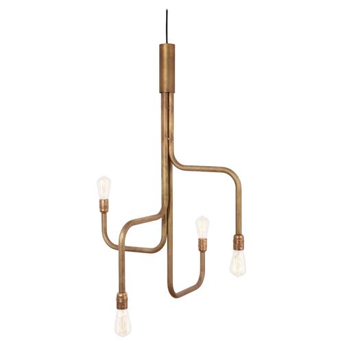 Large Brass Strapatz Ceiling Lamp by Sabina Grubbeson for Konsthantverk For Sale - Image 6 of 6