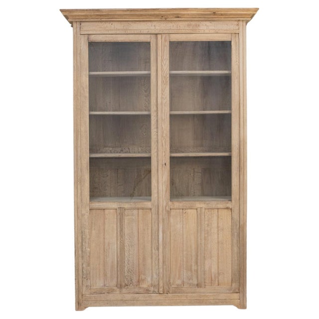 1900s French Provincial Oak Vitrine For Sale - Image 15 of 18