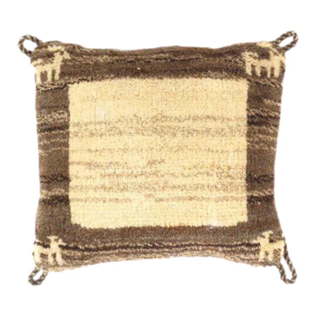 Persian Gabbeh Lori Baft Pillow Pg 77 For Sale