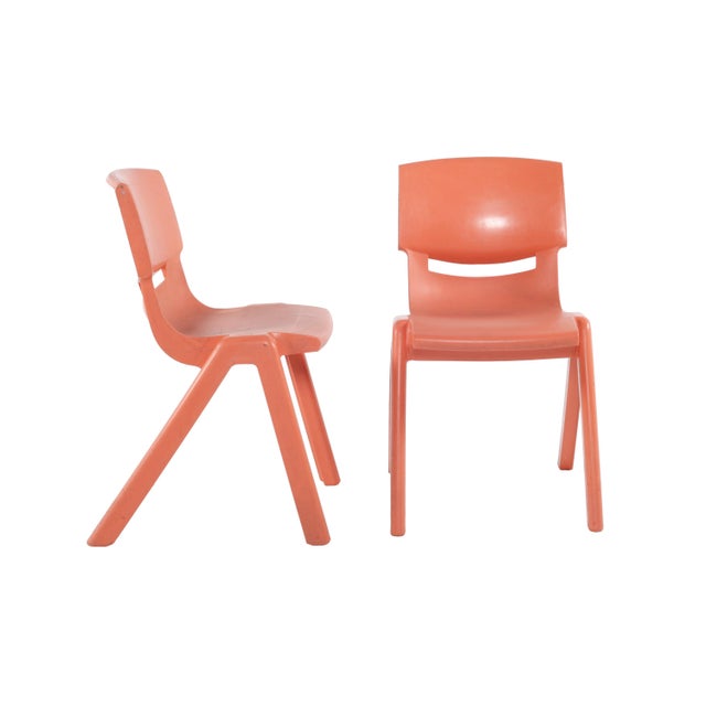 1980s Vintage School Chairs by Mark Sebel, 1980s, Set of 12 For Sale - Image 5 of 7