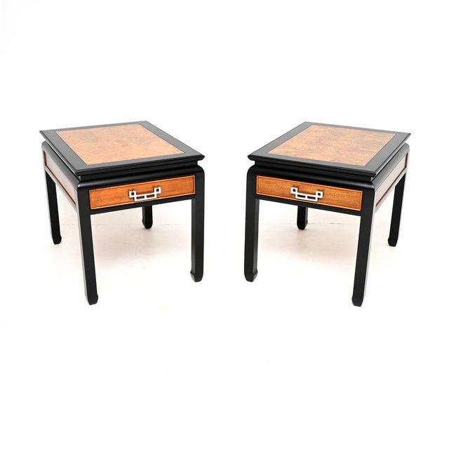 Vintage Burr Elm Side Tables by Raymond Sobota, 1980, Set of 2 For Sale - Image 12 of 12