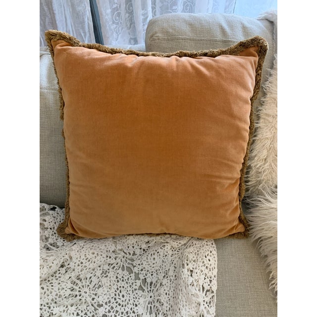 Vintage Metrax Belgian Tapestry Throw Decorative Pillow Lady and the Unicorn Jacquard Woven For Sale - Image 11 of 11