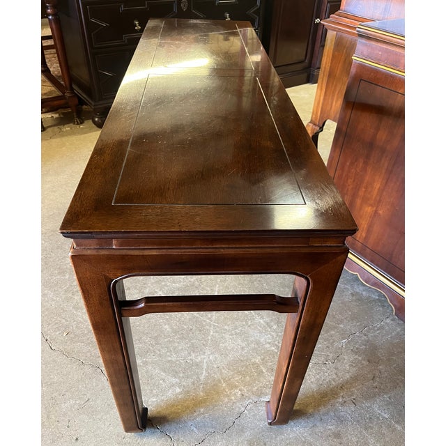 Henredon Late 20th Century Henredon Sofa or Console Table For Sale - Image 4 of 14