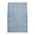 Light Blue & Gray Diamond Checker Zanafi Flatweave Moroccan Wool Rug 4x6 For Sale