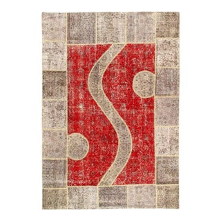 Pasargad Red Turkish Patchwork For Sale