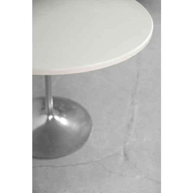 Vintage Dining Table with Metal Tulip Leg, 1970s For Sale - Image 10 of 18