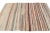Mid 20th Century Decorative Vintage Striped Rag Rug For Sale - Image 4 of 7