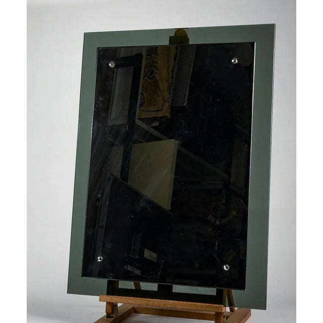 Mirror with Smoked Glass and Embossing, 1970s For Sale - Image 6 of 9
