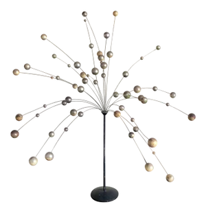 Laurids Lønborg Metallic Kinetic Ball Sculpture