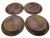 1970s Iron Mountain "Roan" Stoneware Dinner Plates, Set of 4 For Sale - Image 9 of 10