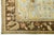 Sky Blue Modern Hand-Knotted Oushak Style Wool Area Rug in Soft Sky Blue and Ochre Gold For Sale - Image 8 of 12