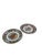 Ivory Vintage Chinese Famille Rose Decorative Plates - A Pair For Sale - Image 8 of 12