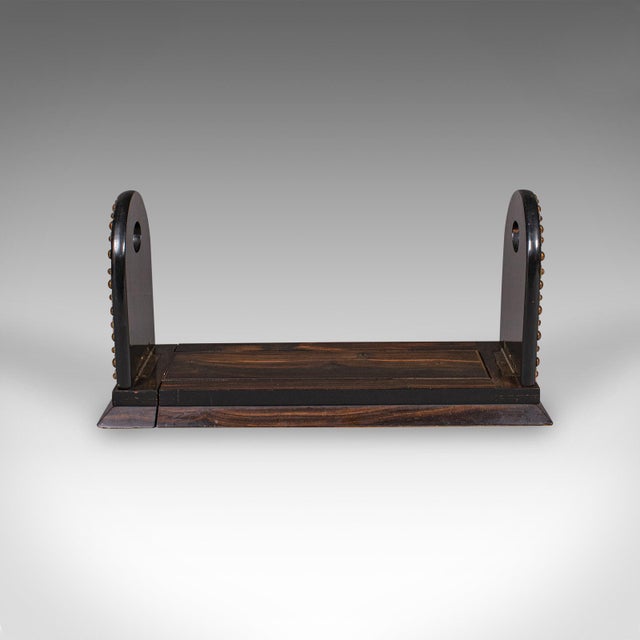 Traditional Antique Extending Book Slide, English, Coromandel, Novel Rest, Regency, c.1830 For Sale - Image 3 of 11